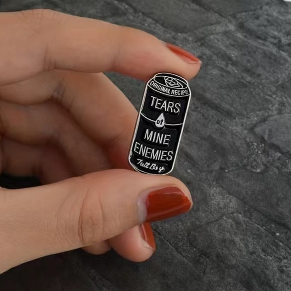 (3/$15) Tears of Mine Enemies Enamel Pin - Picture 3 of 4
